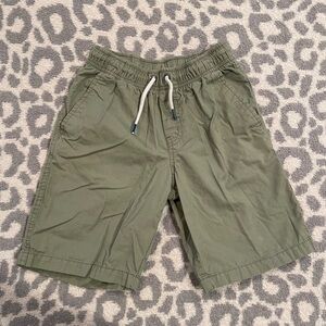 CAT & JACK Boys M 8/10 drawstring green casual shorts